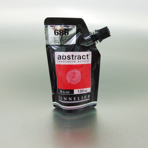  Sennelier Abstract Acrylic Paint 120ml Silver (Iridescent) 