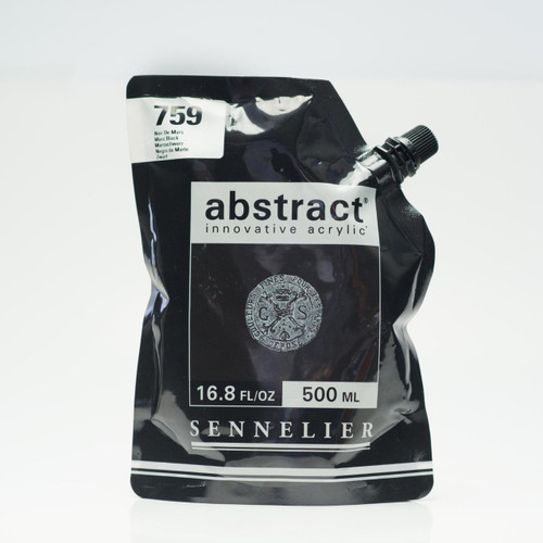  Sennelier Abstract Acrylic 500ml Satin Mars Black 