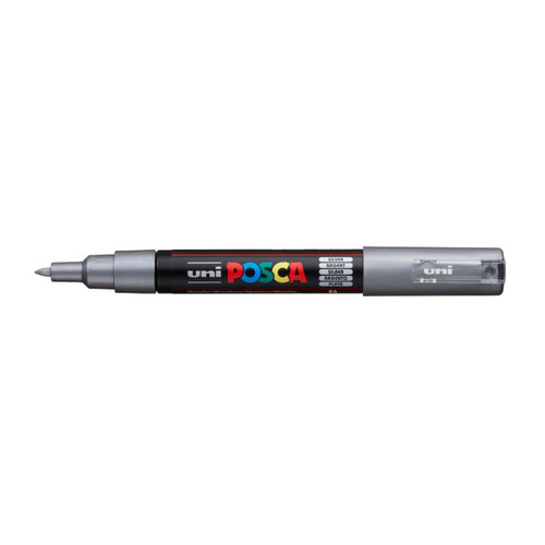  Posca Paint Pen Waterbased Marker PC-1M (1mm) Silver 