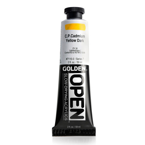 Golden Open Acrylic Paint 59ml C.P. Cadmium Yellow Dark #7110