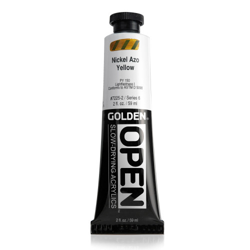 Golden Open Acrylic Paint 59ml Nickel Azo Yellow #7225
