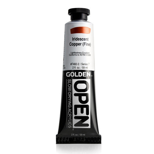  Golden Open Acrylic Paint 59ml Iridescent Copper (Fine) #7482 