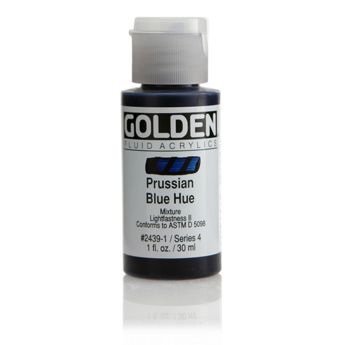  Golden Fluid Acrylic Paint 30ml Prussian Blue Hue 