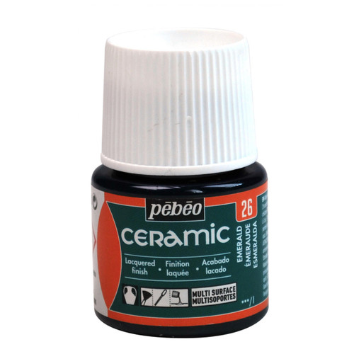  Pebeo Ceramic 45ml Emerald 