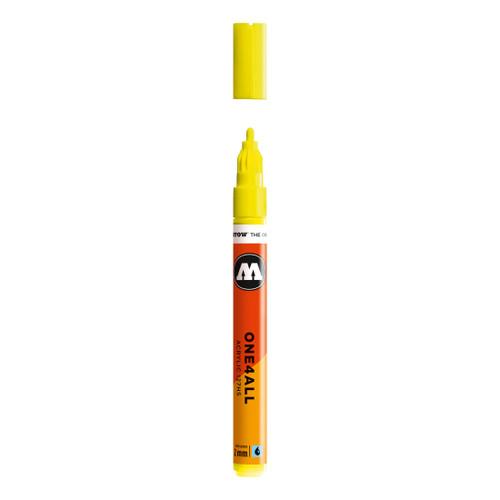 Molotow ONE4ALL Acrylic Marker 2mm 232- Neon Yellow