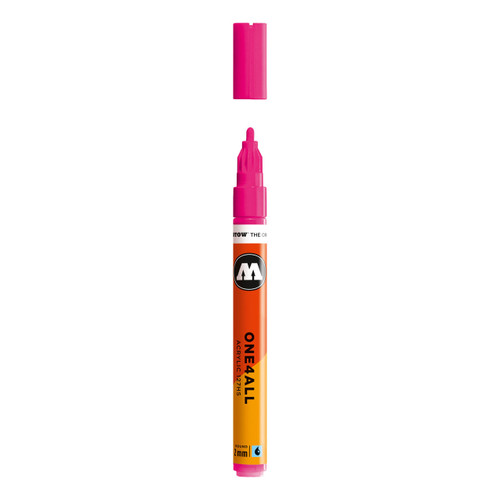  Molotow ONE4ALL Acrylic Marker 2mm 217 - Neon Pink Fluorescent 
