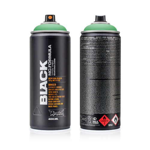  Montana BLACK Spray Paint 400ml BLK 6080 Mescaline 