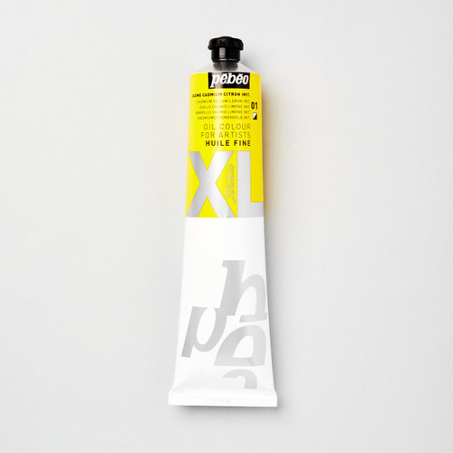  Pebeo XL Oil Paint 200ml Lemon Cadmium Yellow Hue 
