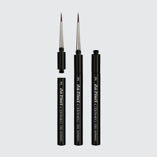  Da Vinci Casaneo Synthetic Watercolour Pocket Brush Series 1593T Round Size 2 