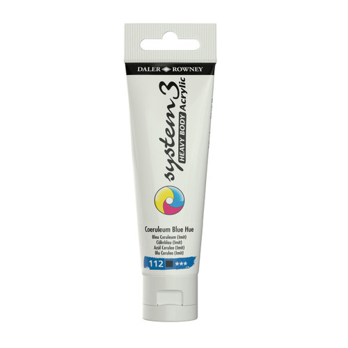  Daler Rowney System 3 Heavy Body Acrylic 59ml Coeruleum Blue Hue 