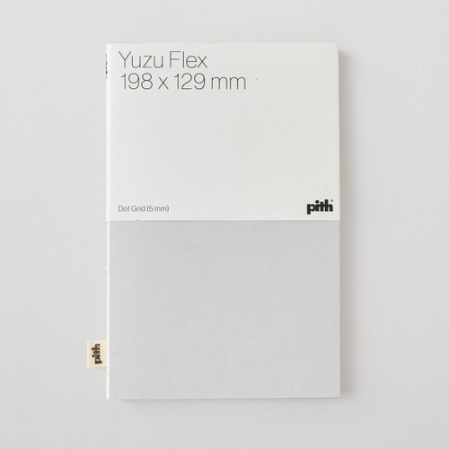  Pith Yuzu Flex Dot Grid Notebook 130gsm 156 Pages 198 x 129mm Soft Grey 
