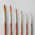  Cass Art Artists' Synthetic Brown Short Handle Round Brush 