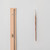  Cass Art Artists' Synthetic Brown Short Handle Brush Round Size 0 
