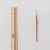 Cass Art Artists' Synthetic Brown Short Handle Brush Round Size 2