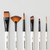  Daler Rowney Graduate Short Handle Brushes in Zip Case Set of 10 