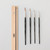  Cass Art Artists' Synthetic Sable Mix Brush Round Set of 4 