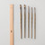  Cass Art Artists' Synthetic Grey Long Handle Brushes Set of 5 
