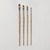  Cass Art Artists' Synthetic Grey Long Handle Brush Filbert 