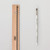  Cass Art Artists' Synthetic White Short Handle Brush Angle Shader 1/4 Inches 