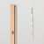  Cass Art Artists' Synthetic White Short Handle Brush Flat Shader Size 2 