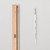  Cass Art Artists' Synthetic White Short Handle Brush Filbert Size 2 