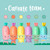  Legami Carrate Team Mini Highlighters Assorted Colours Set of 6 