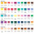 Winsor & Newton Studio Collection Colour Pencil Assorted Colours Set of 50 