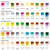  Winsor & Newton Studio Collection Watercolour Pencil Assorted Colours Set of 50 