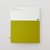  Pith Pomelo Blank Notebook 130gsm 156 Pages 260 x 210mm Chartreuse 