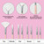  HIMI Brushes in Pink Case Set of 8 
