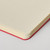  Cass Art Softbound Notebook 110gsm 128 Pages Blank A5 Bright Red 