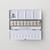  Schmincke Horadam Aquarell Watercolour 1930s Retro Metal Tin Full Pan Set of 9 Technical Colours 