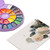  HIMI Semi-Moist Watercolour Pans in Purple Case with Brush Set of 24 Assorted Colours 