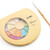  HIMI Semi-Moist Watercolour Pans in Yellow Case with Brush Set of 24 Metallic Colours 
