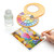 HIMI Semi-Moist Watercolour Pans in Yellow Case with Brush Set of 24 Metallic Colours 