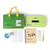  HIMI Twin Cup Gouache Painting Kit Set of 72 Assorted Colours in Apple Green Case + Felt Bag 
