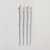  Pro Arte Sterling Synthetic Acrylic & Oil Brush Series 201 Set of 4 