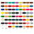 Liquitex Basics Acrylic 22ml Assorted Colours Set of 72