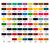  Liquitex Basics Acrylic 22ml Assorted Colours Set of 72 