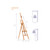 Museo Easels Alres A-frame Studio Easel Santorini Beech 