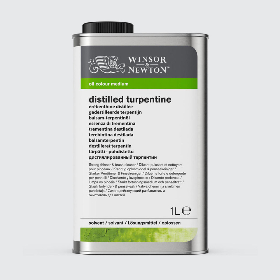 Winsor & Newton Distilled Turpentine 1 Litre