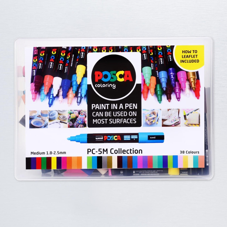 Posca Paint Marker PC-5M Collection 1.8-2.5mm Set of 39