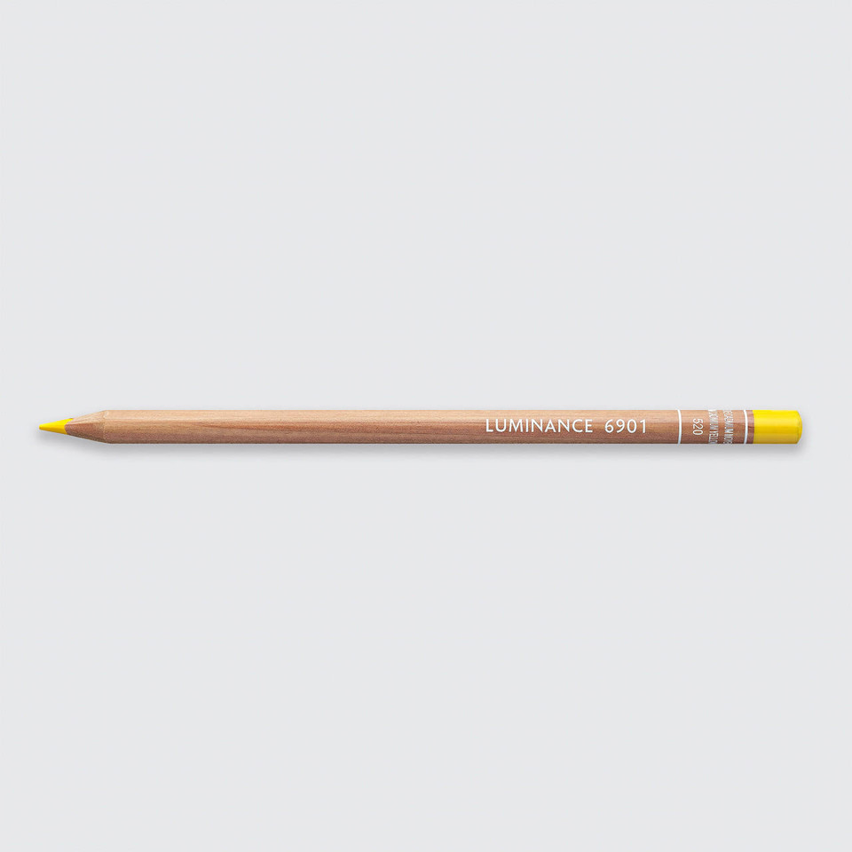 Caran D'ache Luminance 6901 Professional Colour Pencil Medium Cadmium Yellow