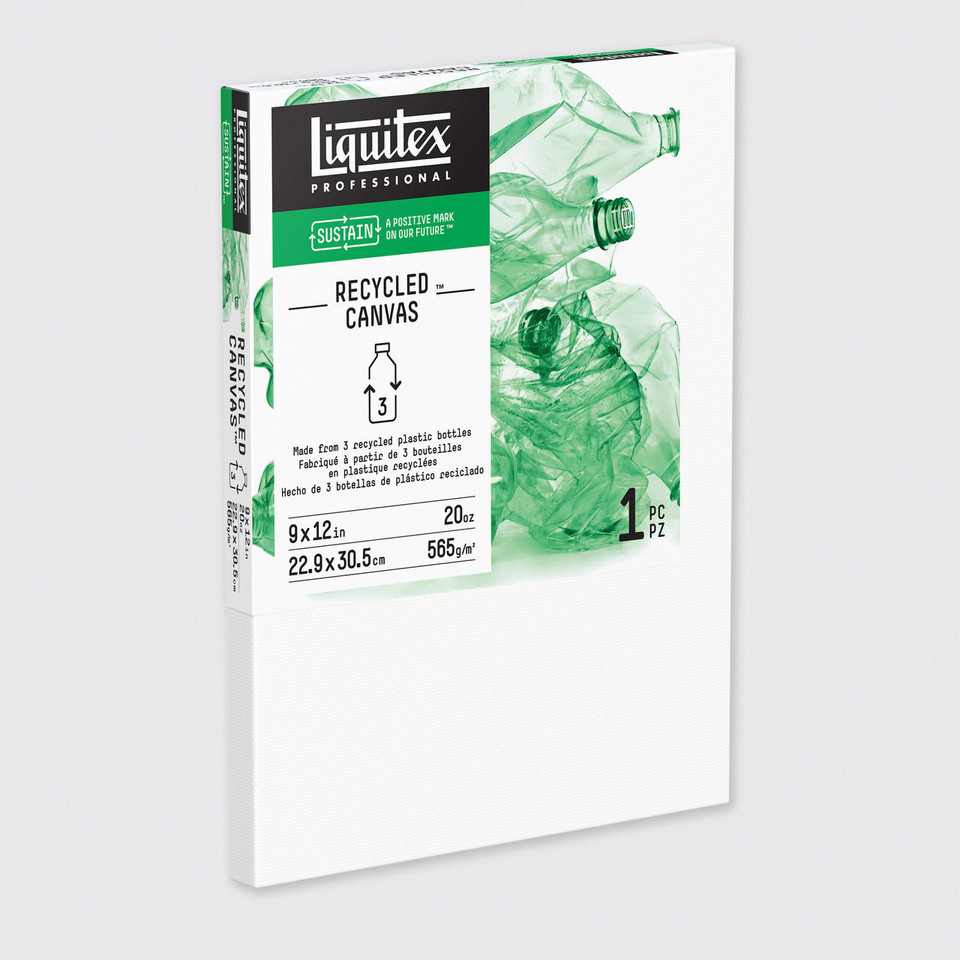 Liquitex Recycled Plastic Canvas Traditional 9 x 12 inches White