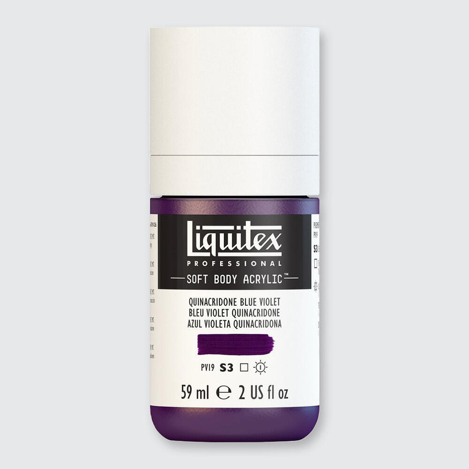 Liquitex Soft Body Acrylic 59ml Quinacridone Blue Violet