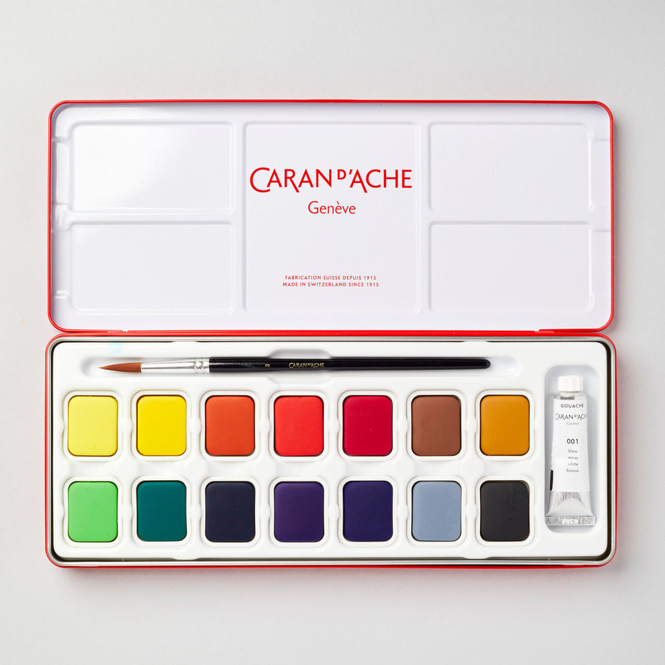 Caran D'ache Gouache Studio Box Set of 16