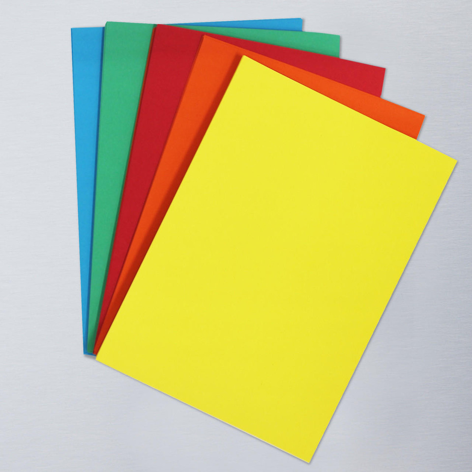 Cass Art Assorted Coloured Card A4 Pack of 75