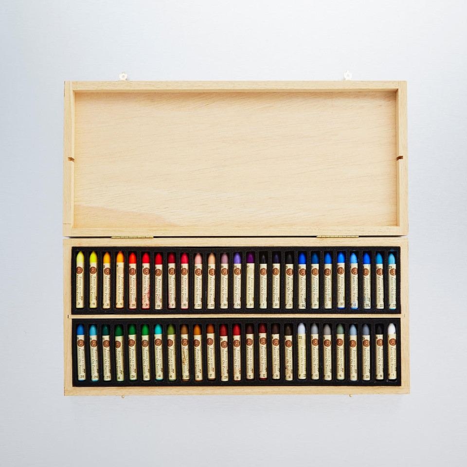 Sennelier Oil Pastel Wooden Box Set of 50