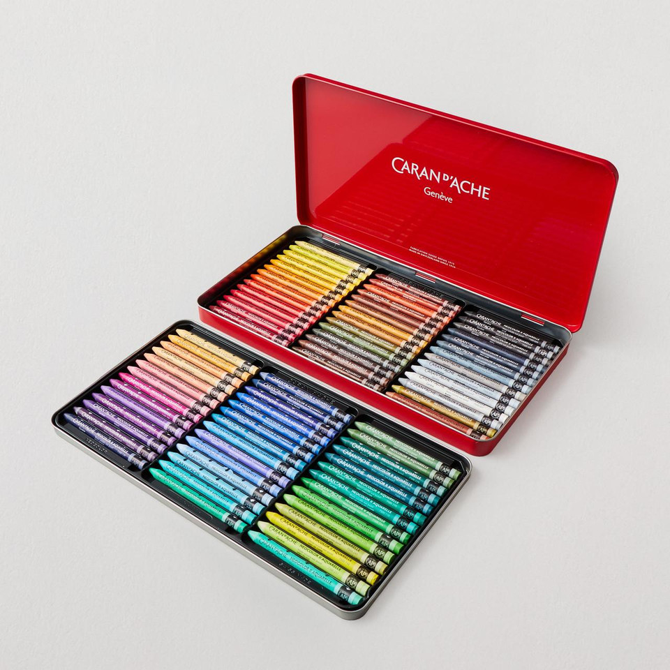 Caran D'ache Neocolor II Wax Pastels Assorted Colours Set of 84