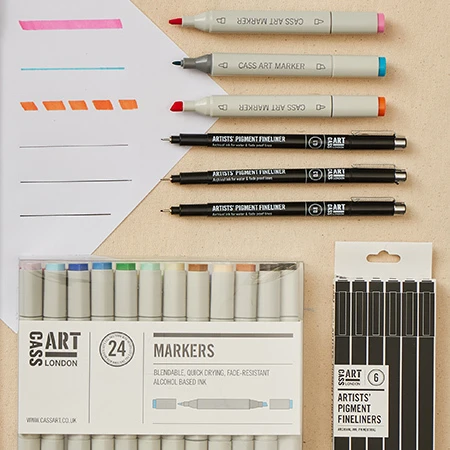 20% OFF CASS ART MARKERS & FINELINERS